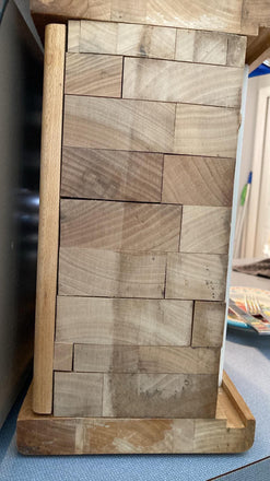 Before – dry, dull wood