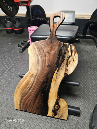 After – nourished, rich wood
