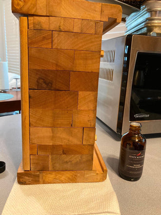 After – nourished, rich wood